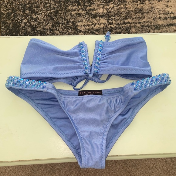 Beach candy beaded bandeau set - Picture 2 of 5